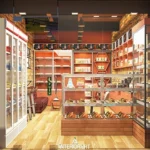 Best retail shop interior design in Bangladesh with modern layout, attractive product displays, and stylish decor