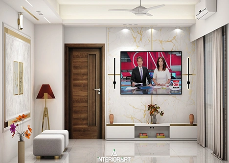 Modern apartment interior design BD with stylish décor, smart space-saving furniture, and a well-organized layout