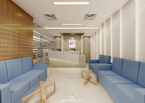 Modern office interior design with functional layout and stylish workspace décor