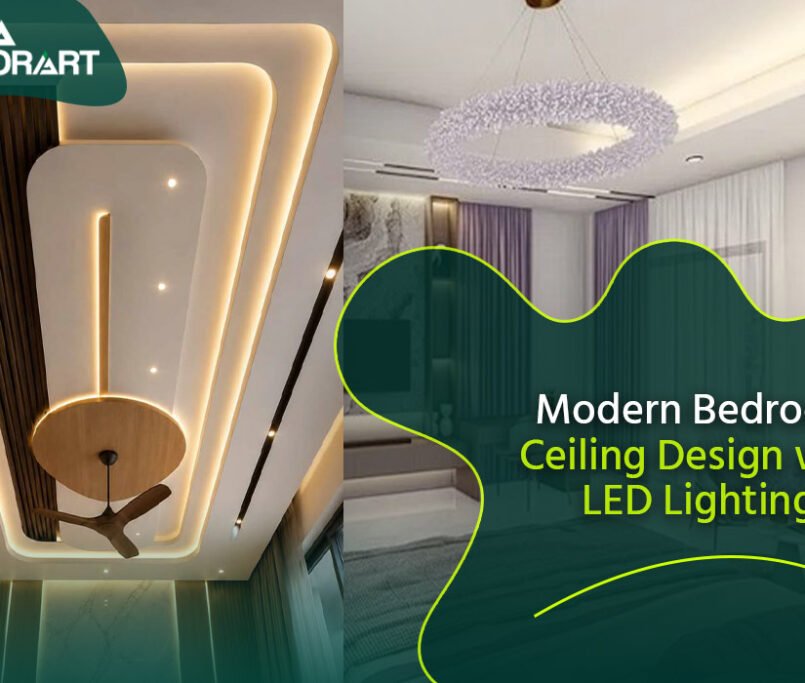 Modern Bedroom Ceiling Design with LED Lighting Ideas