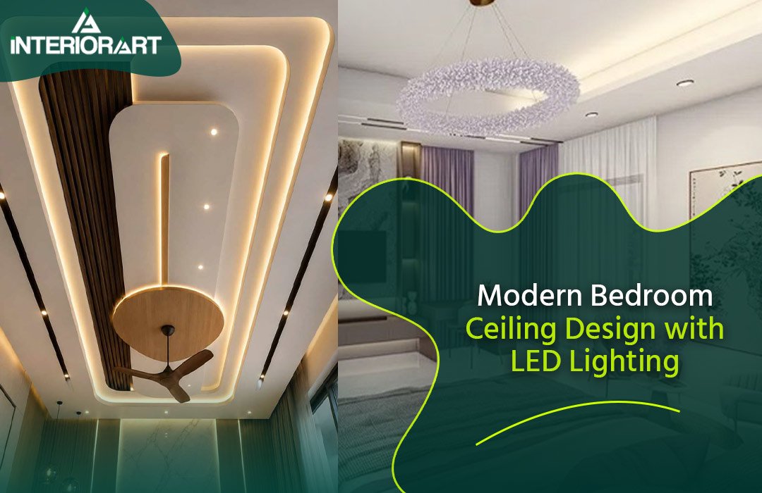 Modern Bedroom Ceiling Design with LED Lighting Ideas